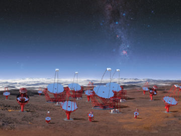 The first telescope of a Cherenkov Telescope Array