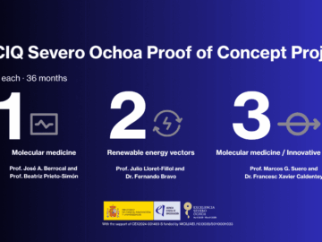 ICIQ Severo Ochoa Excellence Programme supports three Proof of Concept projects to advance innovation and valorisation