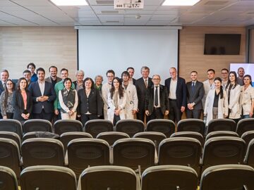 A UMH delegation attends the official inauguration of the new NeurotechEU alliance space at the University of Cluj-Napoca
