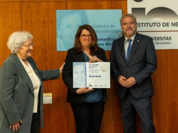 Professor Sonia Garel receives the 12th Remedios Caro Almela Prize for Research in Developmental Neurobiology